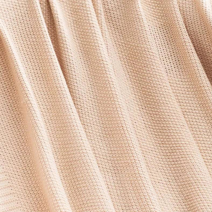 Alphard Knitted Throw - Beige Pan Home