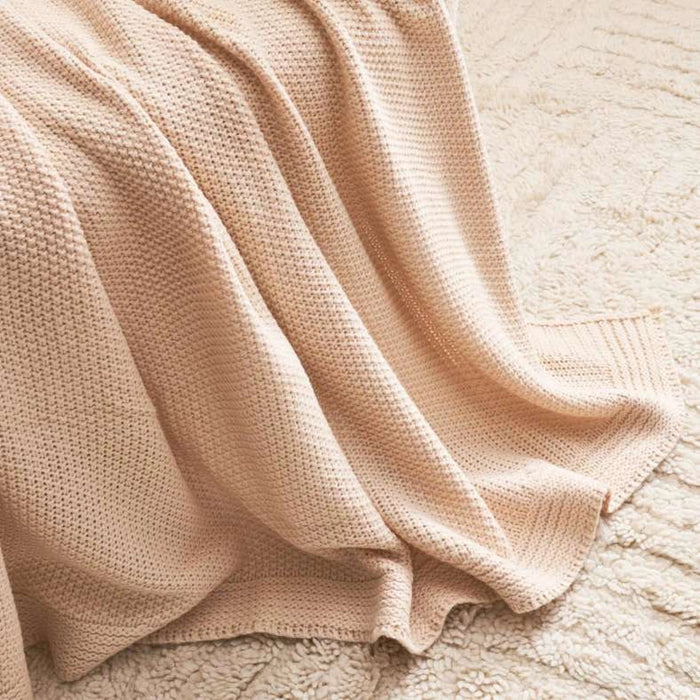 Alphard Knitted Throw - Beige Pan Home
