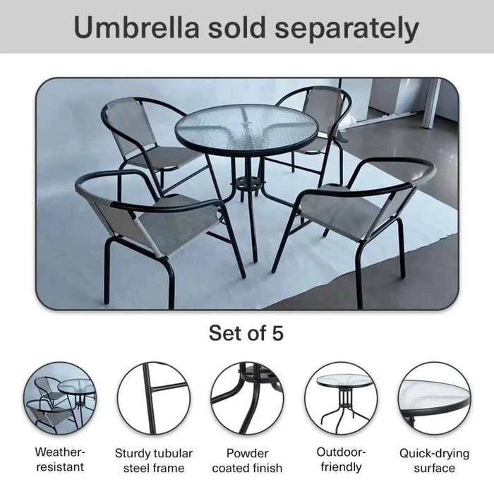 Altea Garden Dining Set (1+4)