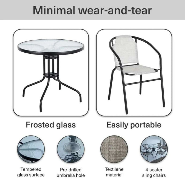 Altea Garden Dining Set (1+4)
