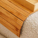 Alteya Bamboo Sofa Armrest Tray With Cup And Remote Holder 42X32Cm - Natural Pan Home