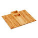 Alteya Bamboo Sofa Armrest Tray With Cup And Remote Holder 42X32Cm - Natural Pan Home