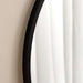 Alto Metal Frame Round Wall Mirror Dia 60Cm - Black Pan Home