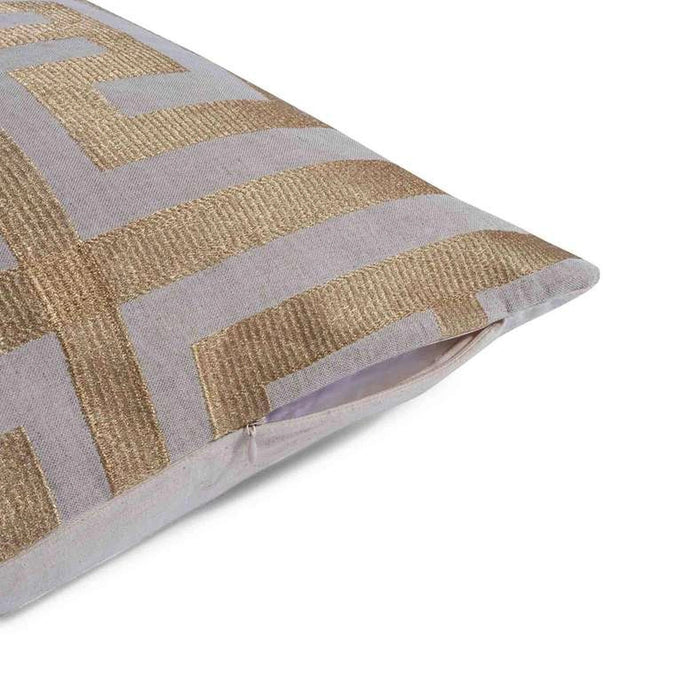 Alvaro Embroidered Cushion Cover - Gold Pan Home