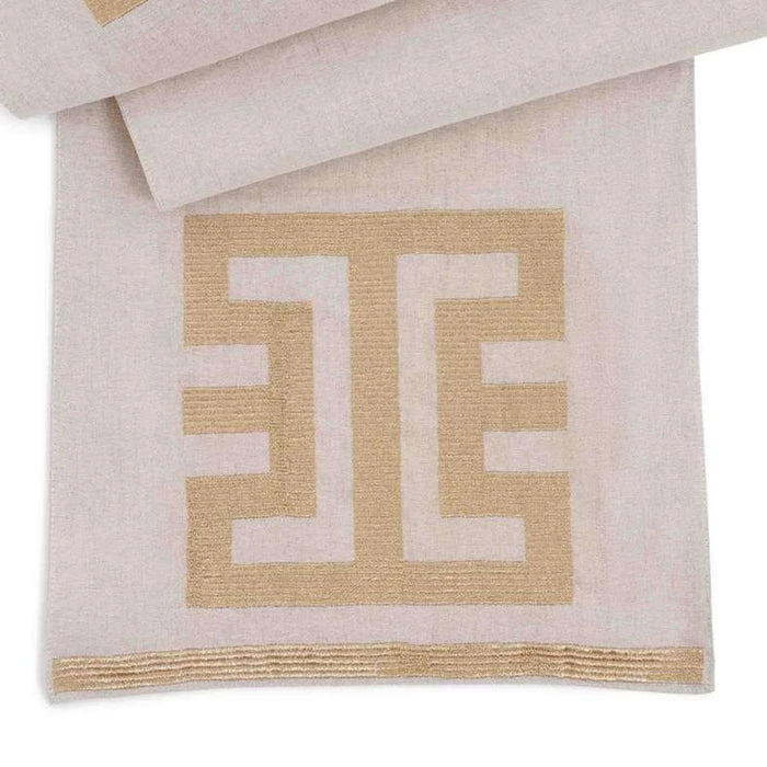 Alvaro Embroidered Table Runner 40X180Cm - Gold