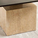 Alvera Coffee Table Travertine - Black & Beige Pan Home