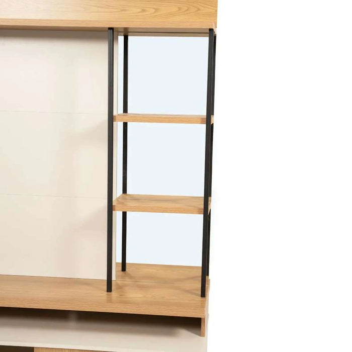 Alves Entertainment Unit Up To 55 Inches - Natural Off White