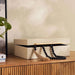 Alyna Embossed Faux Leather Storage Box 36X22X12Cm -Beige Pan Home