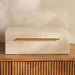 Alyna Embossed Faux Leather Storage Box 36X22X12Cm -Beige Pan Home
