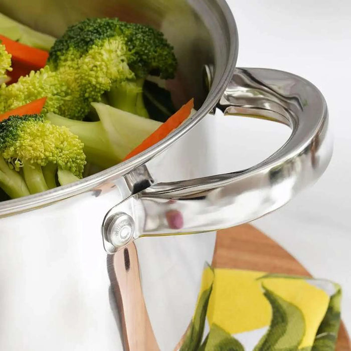 Amara Cooking Pot With Lid Dia20Cm -Chrome