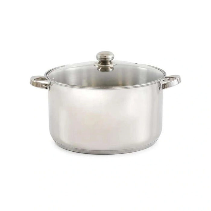 Amara Cooking Pot With Lid Dia32Cm -Chrome