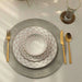 Amara S/4 Placemat Silver Dia 38cm Pan Home