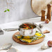 Amara Sauce Pan With Lid Dia16X10.5Cm -Chrome Pan Home