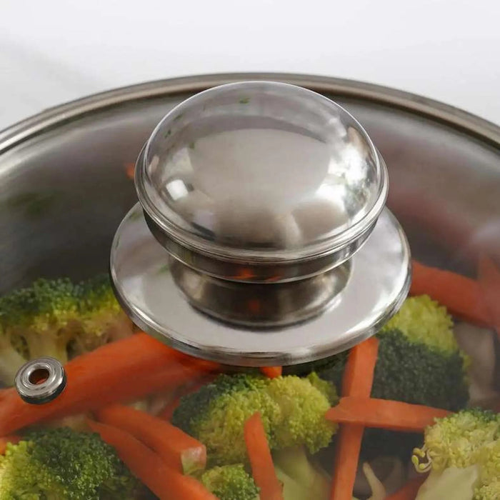 Amara Sauce Pan With Lid Dia16X10.5Cm -Chrome Pan Home