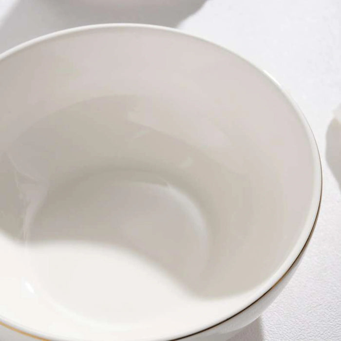 Amari Porcelain Salad Bowl Dia18.6Cm -White