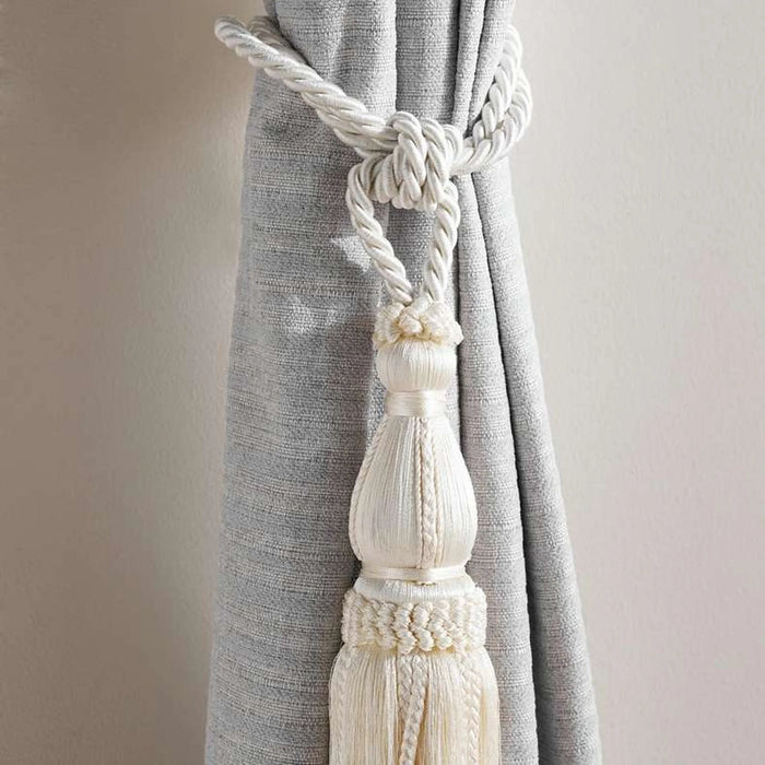 Amari Tieback With Tassel-75Cm- Off White