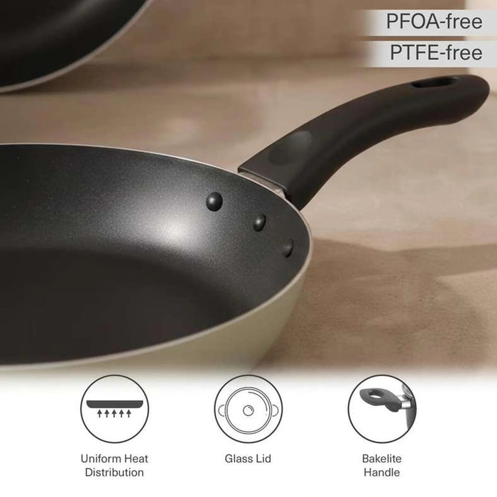 Amato 6-Piece Cookware Set -Grey Pan Home