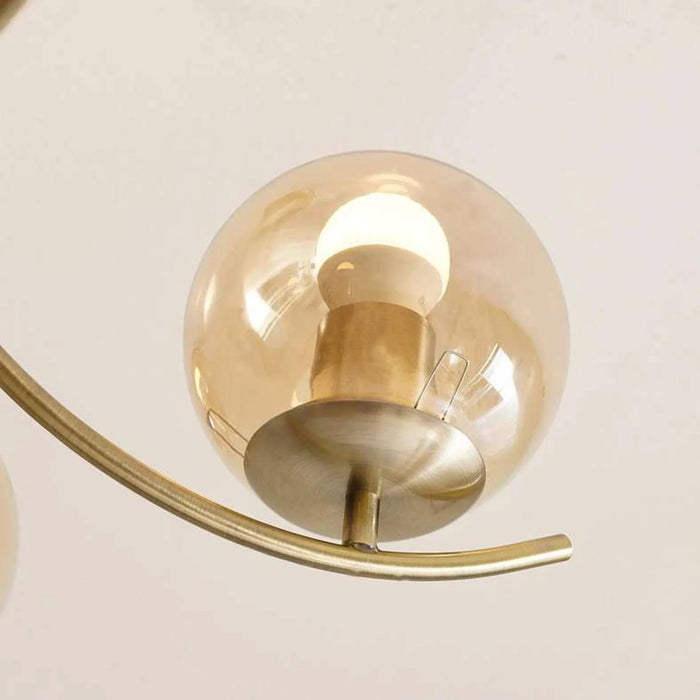 Ambient 5-Lights E-27 Pendant Lamp 69X36Cm - Brass