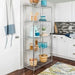 Ambrose 5-Tier Wire Shelf 90X35X178Cm - Chrome Pan Home