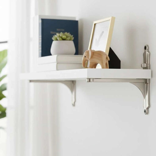 Ambrose Floating Bracket 14X14Cm- Silver Pan Home