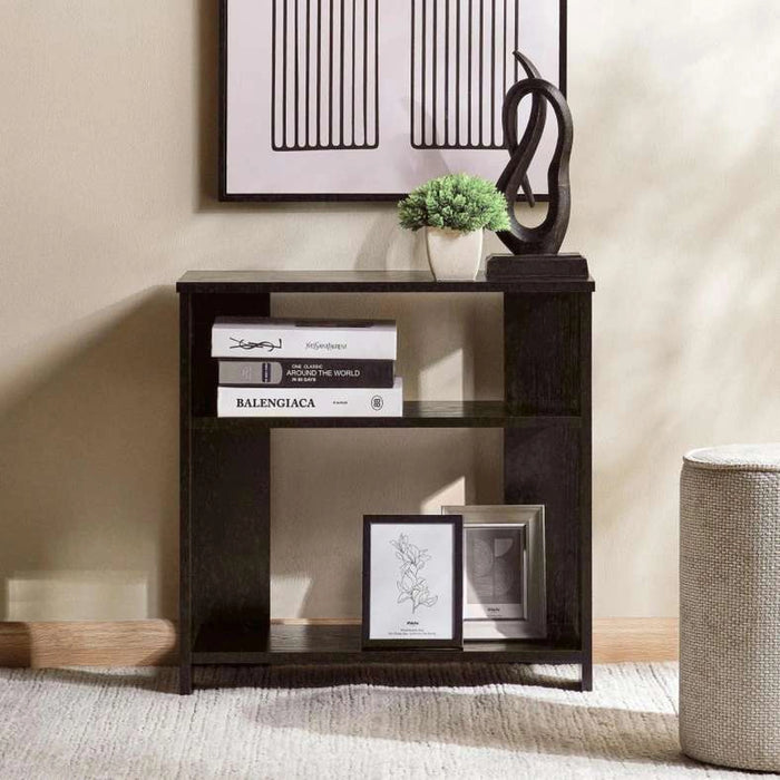 Amela 3 Tier Book Shelf Melamine - Black