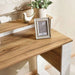 Amela Writing Desk With Shelves Melamine - Natural & White Pan Home