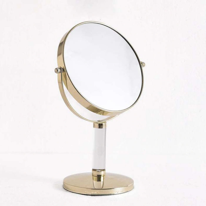 Amelie Double Sided Vanity Mirror 1X/3X Magnification 22X13.5X32.5Cm - Gold Pan Home