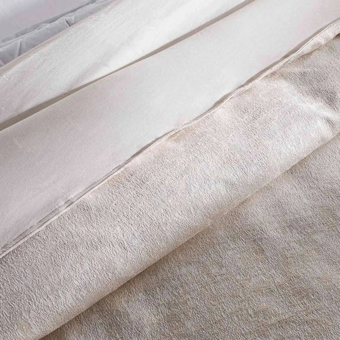 Amethyst Jacquard 3-Piece King Down Alternative Comforter Set 240X260Cm - Beige