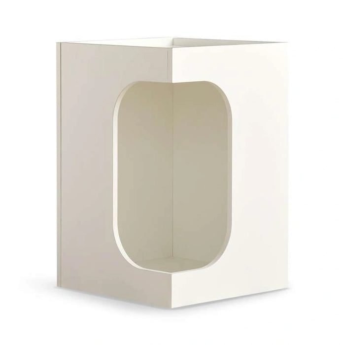 Amico Cat Wooden End Table Pet Furniture Melamine - White