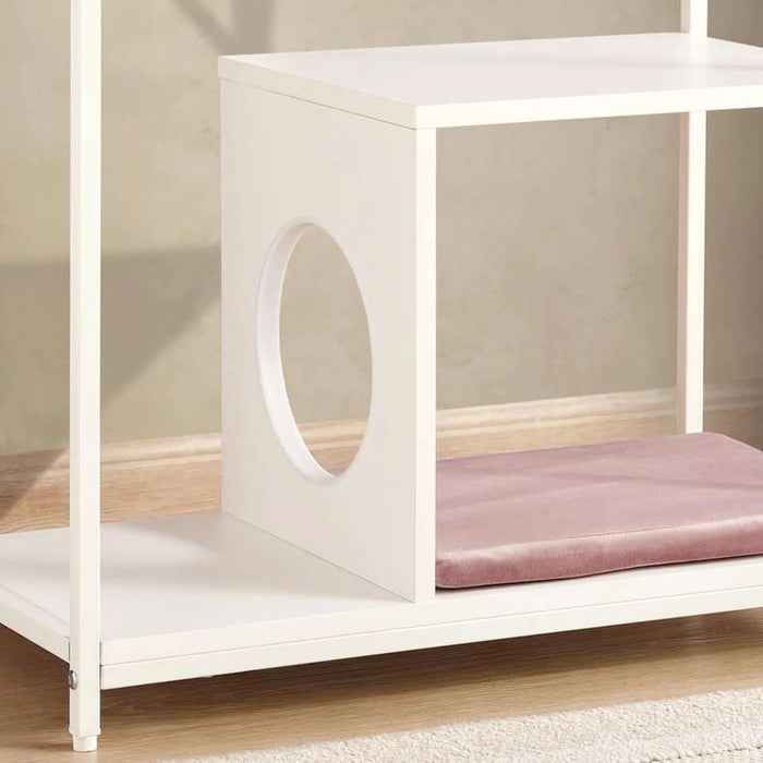Amico Multi Layered Cat Tree Pet Furniture Melamine - White