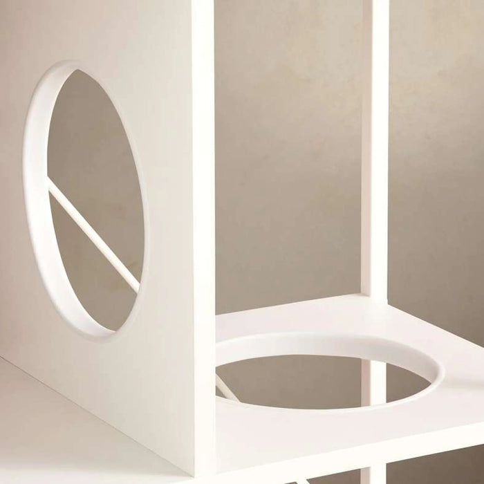 Amico Multi Layered Cat Tree Pet Furniture Melamine - White