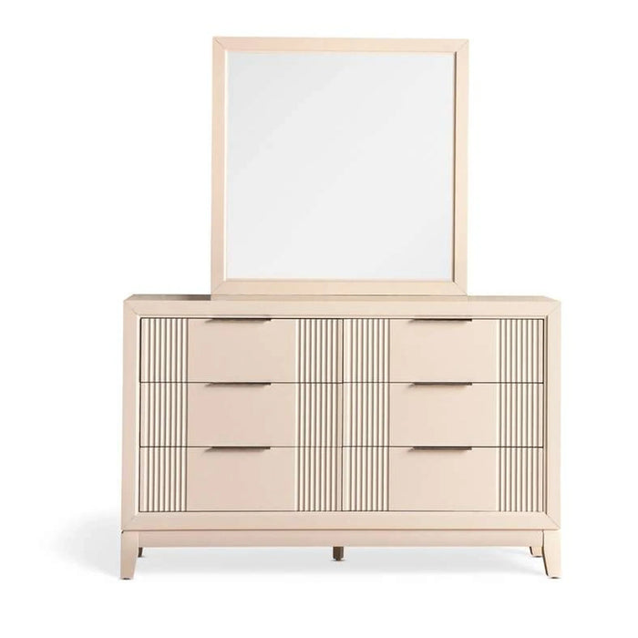 Amirel Dresser With Mirror - Off White
