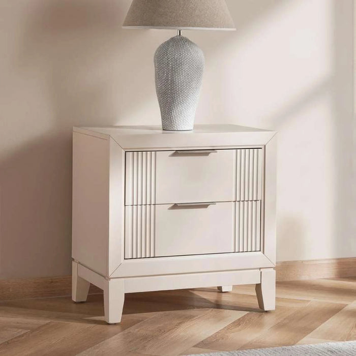 Amirel Night Stand - Off White
