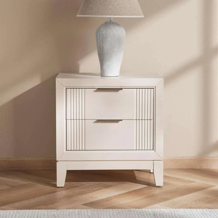 Amirel Night Stand - Off White