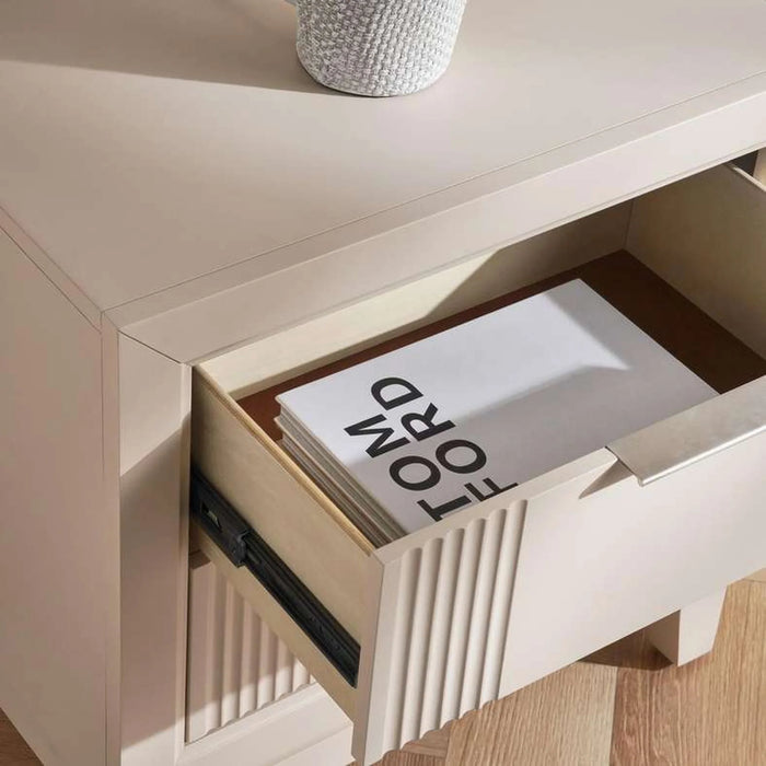 Amirel Night Stand - Off White