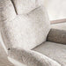 Amore Accent Chair + Ottoman -Beige Pan Home