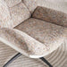 Amore Accent Chair + Ottoman - Brown Pan Home