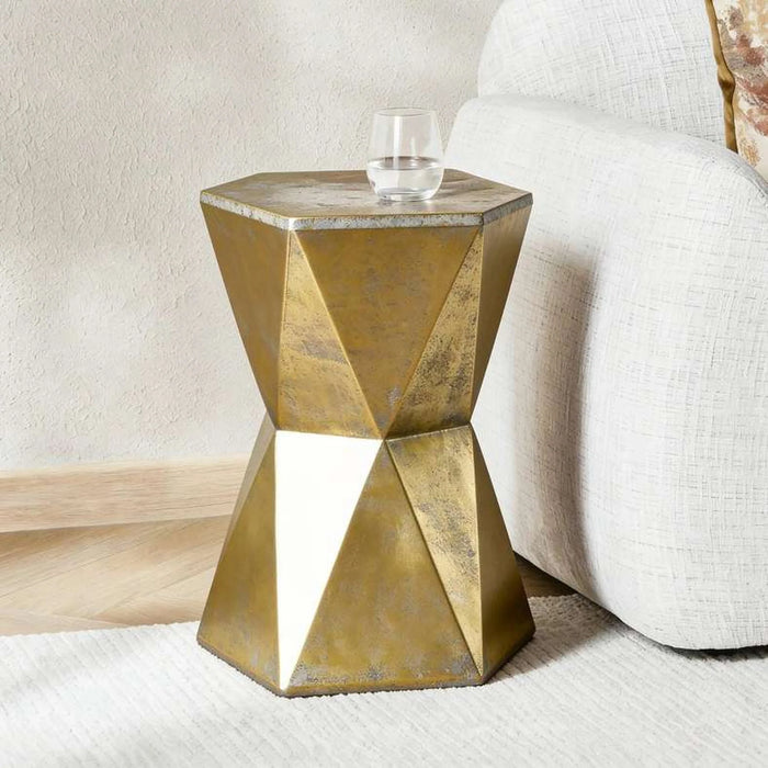 Ampato End Table - Gold