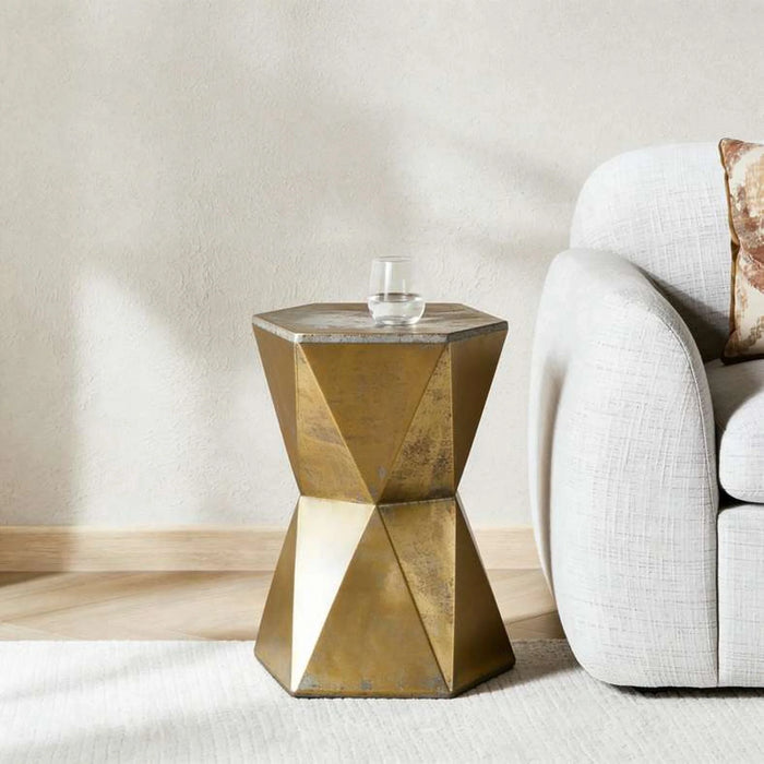 Ampato End Table - Gold