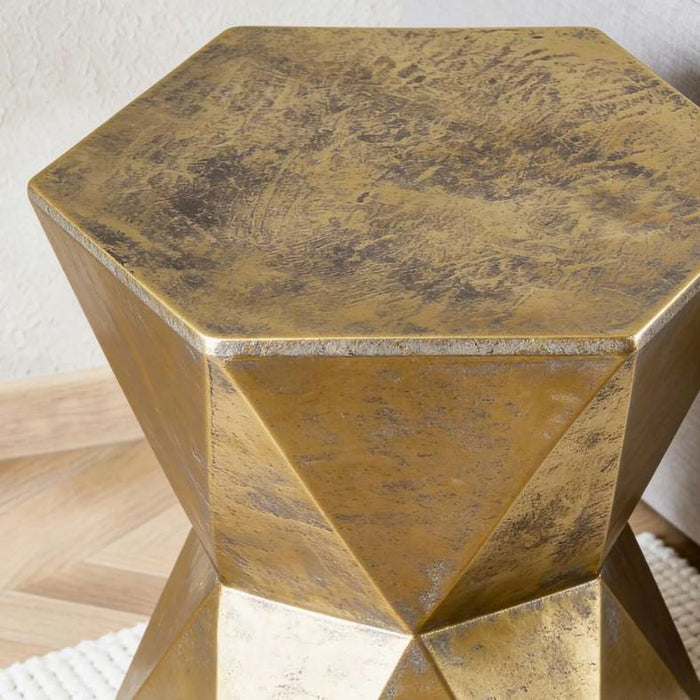 Ampato End Table - Gold