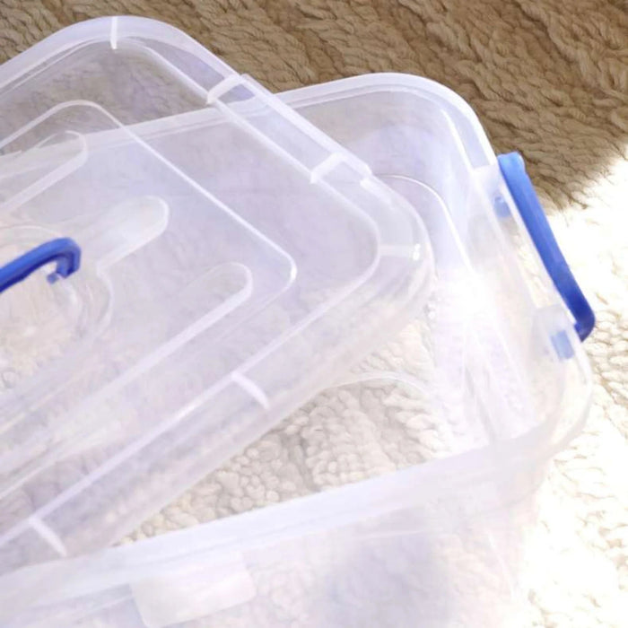 Amy Storage Box With Lid 10L 33.5X26.5Cmx17Cm - Clear Pan Home
