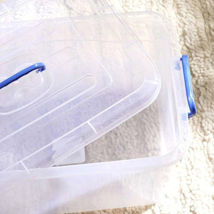 Amy Storage Box With Lid 15 L 37.5X30X20.5Cm - Clear Pan Home