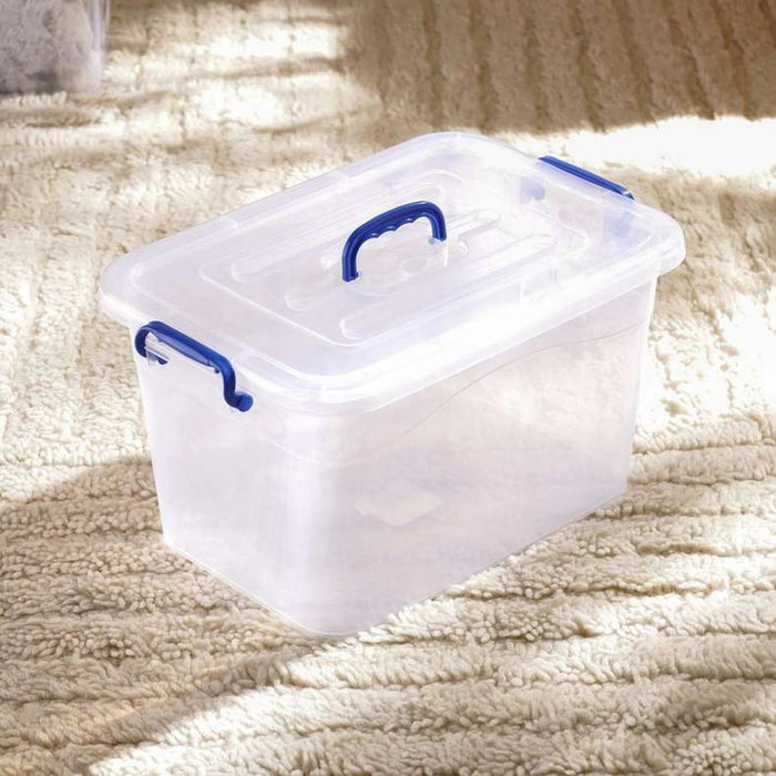 Amy Storage Box With Lid 15 L 37.5X30X20.5Cm - Clear Pan Home