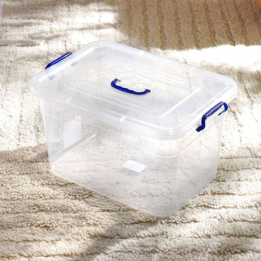 Amy Storage Box With Lid 20 L 41X3.5X23.3cm - Clear Pan Home