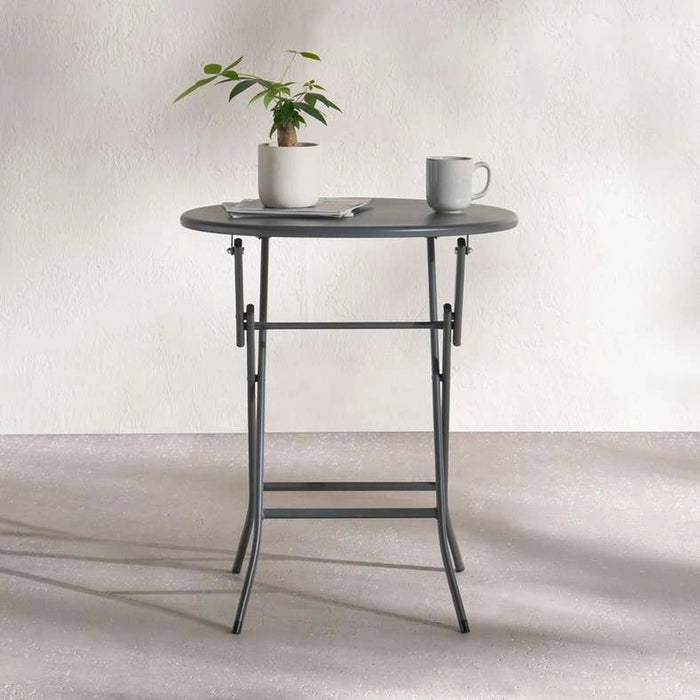 Anca Outdoor Steel Folding Table - Grey Pan Home
