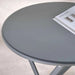 Anca Outdoor Steel Folding Table - Grey Pan Home
