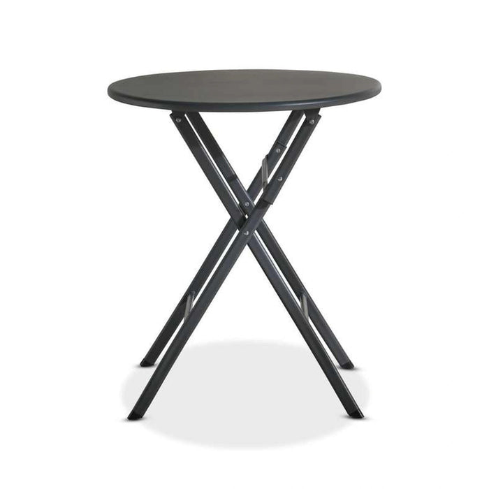 Anca Outdoor Steel Folding Table - Grey Pan Home