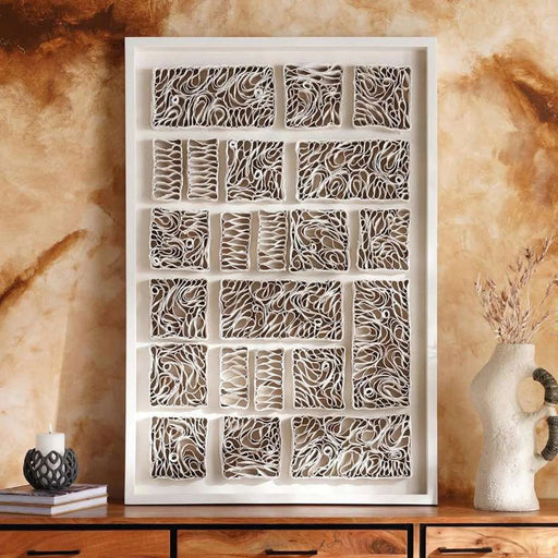 Anderson Embroidered Handmade Wall Art 80X120X6Cm - Natural Pan Home