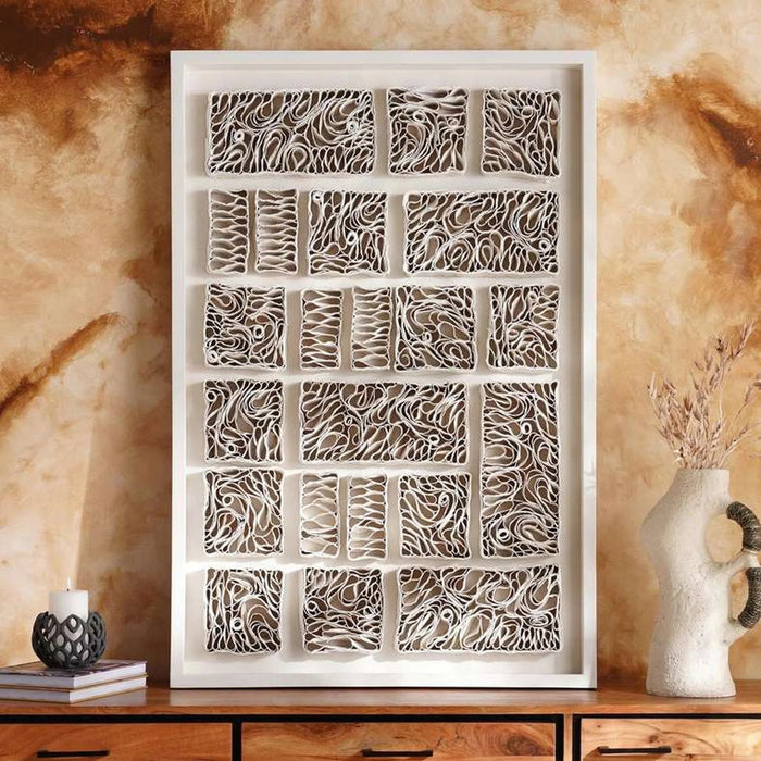 Anderson Embroidered Handmade Wall Art 80X120X6Cm - Natural Pan Home
