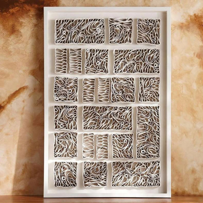 Anderson Embroidered Handmade Wall Art 80X120X6Cm - Natural Pan Home
